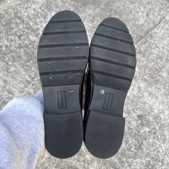 Rockport Kacey Penny Loafer Women's 9.5 Black Patent Faux And Leather Upper Shoe - Picture 9 of 11